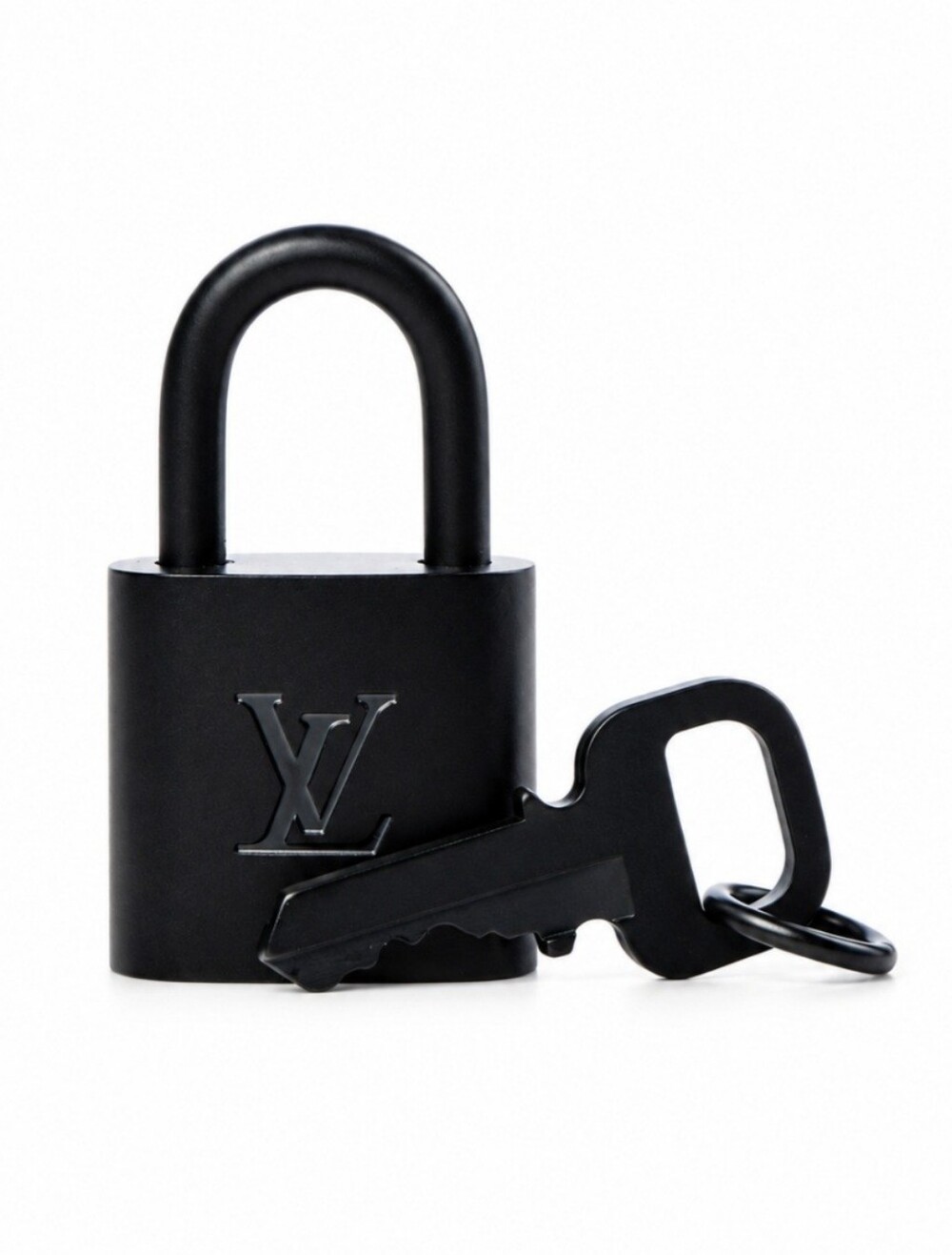 Louis Vuitton Matte Black Padlock With Key #663